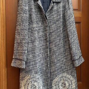 Oscar de la Renta 3/4 length (knee length) coat